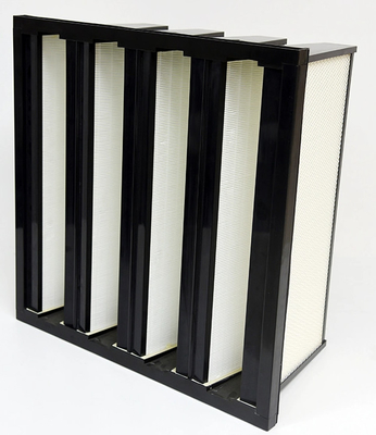 Synthetic 8 Panel V Cell Filters , Multipurpose Mini Pleat Air Filter