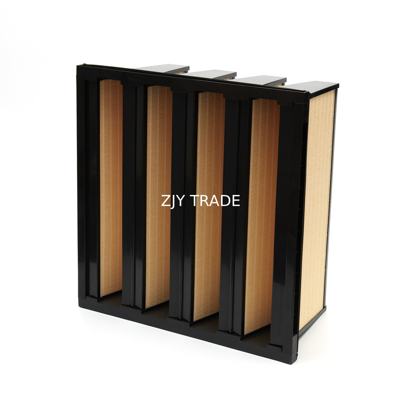 Synthetic 8 Panel V Cell Filters , Multipurpose Mini Pleat Air Filter
